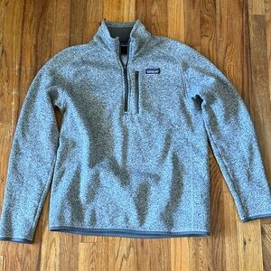 Men’s Patagonia Better sweater stonewash 1/4 zip pullover M